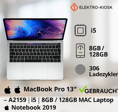   Apple MacBook Pro 13    A2159 | i5 | 8GB - 128GB MAC Laptop  Notebook 2019  