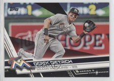 2017 Topps Black 5/66 Derek Dietrich #424 b5y