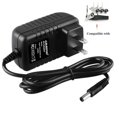 AC-DC Adapter For Anran 720P IR CUT Security IP Camera System Power Supply Cord