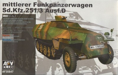 AFV35S47 1:35 AFV Club Mittlerer Funkpanzerwagen Sd.Kfz.251/3 Ausf.D
