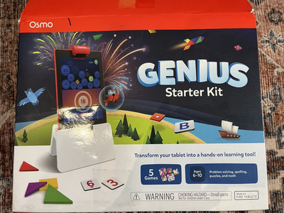Osmo Genius Starter Kit for Fire Tablet, 5 Apps, Tangram, Tiles, Storage