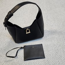 DKNY Black Shoulder Bag with Wristlet Size Medium