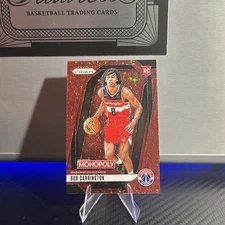 2024-25 panini prizm basketball bub carrington red monopoly chance SSP