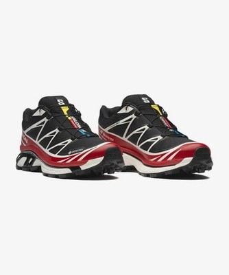 L47974900 Salomon XT-6 GORE-TEX Black Flame Scarlet Vanilla Ice tom09