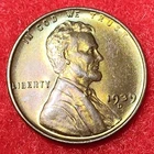 1939D Lincoln Cent / About Uncirculated AU Toned / Low Shipping / Coin #L391
