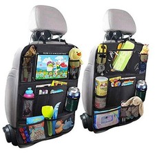 Backseat Car Organizer - Premium Car Organizer with 10" Table Holder, 9 2 PACK