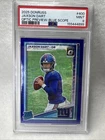 2025 Donruss Jaxson Dart Optic Preview BLUE SCOPE Rookie RC #400 PSA 9 GIANTS