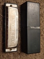 Vintage Hohner Pocket Pal Harmonica Key C w/ Original Box Germany