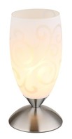Globo Auriga Tischleuchte Metall Verchromt, 1X E14, 25,5 Cm, Design-Stil, IP20,