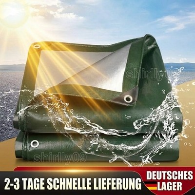 260g/m² Abdeckplane Gewebeplane Plane Schutzplane Bootsplane mit Ösen Holzplane
