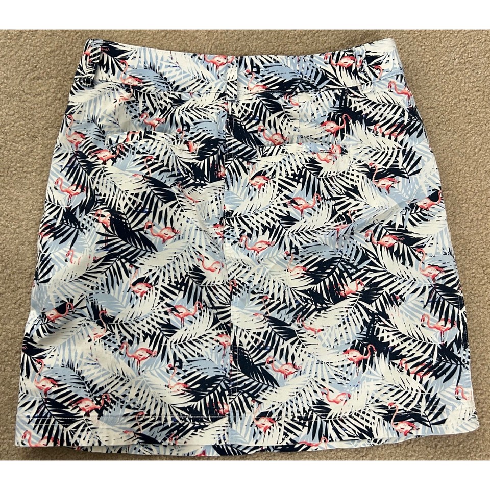 Christopher & Banks Skort Women's Sz Médium Navy Blue Skirt Pull On