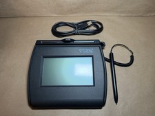Topaz Black SigLite T-LBK750SE-BHSB-R USB/Serial 4x3 Signature Capture Pad Pen