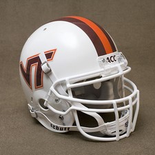 VIRGINIA TECH HOKIES NCAA Schutt XP Full Size AUTHENTIC Gameday Football Helmet