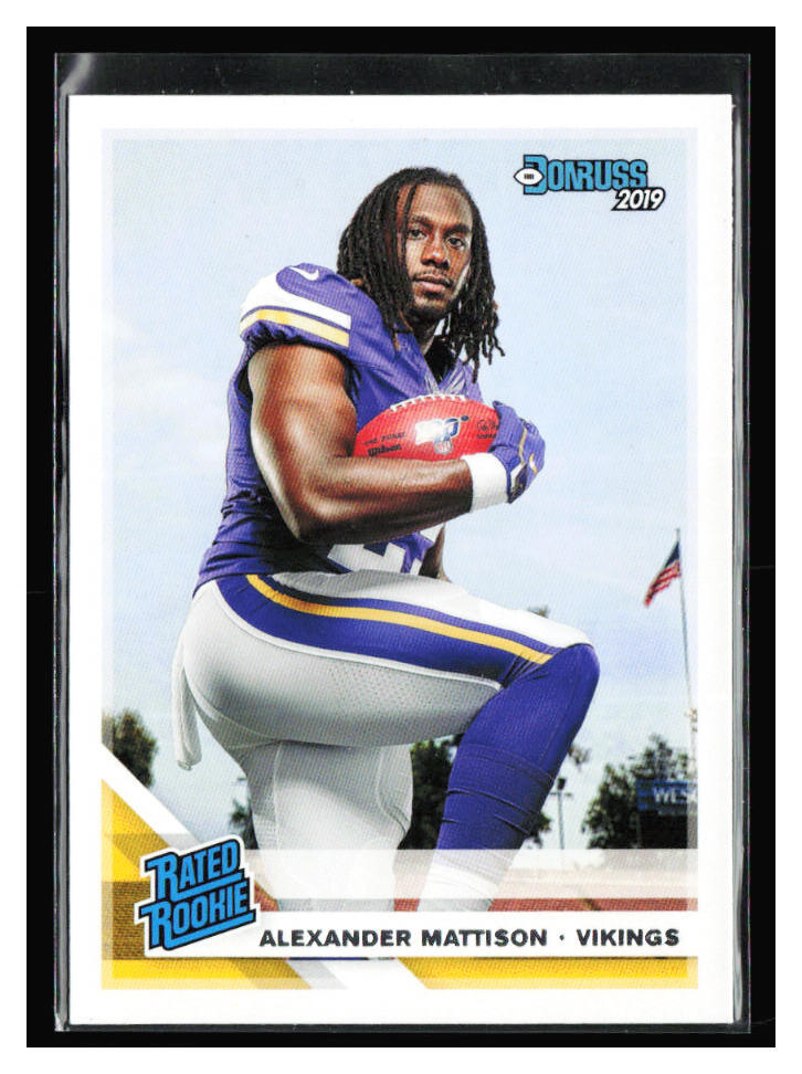 2019 Donruss Rated Rookie #331 Alexander Mattison RC