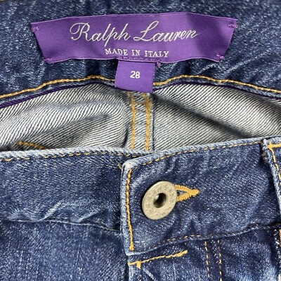 Ralph Lauren Purple Label Bleach Wash Mens Denim Jeans Size