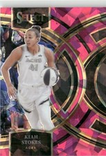 2023-24 Panini Select WNBA Premier Pink Ice Kiah Stokes Las Vegas Aces #179