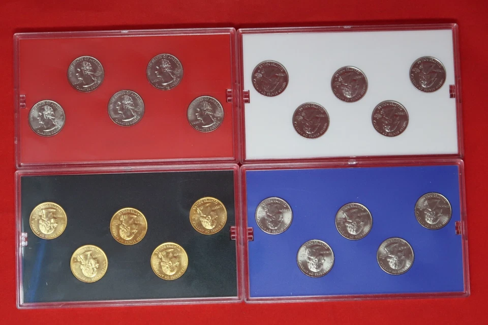 1999 Denver, Philadelphia, Gold, Platinum, State Quarter Collection - Image 3 of 3
