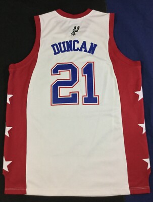 Vintage All Star Game Tim Duncan #21 Basketball-NBA Nike Jersey