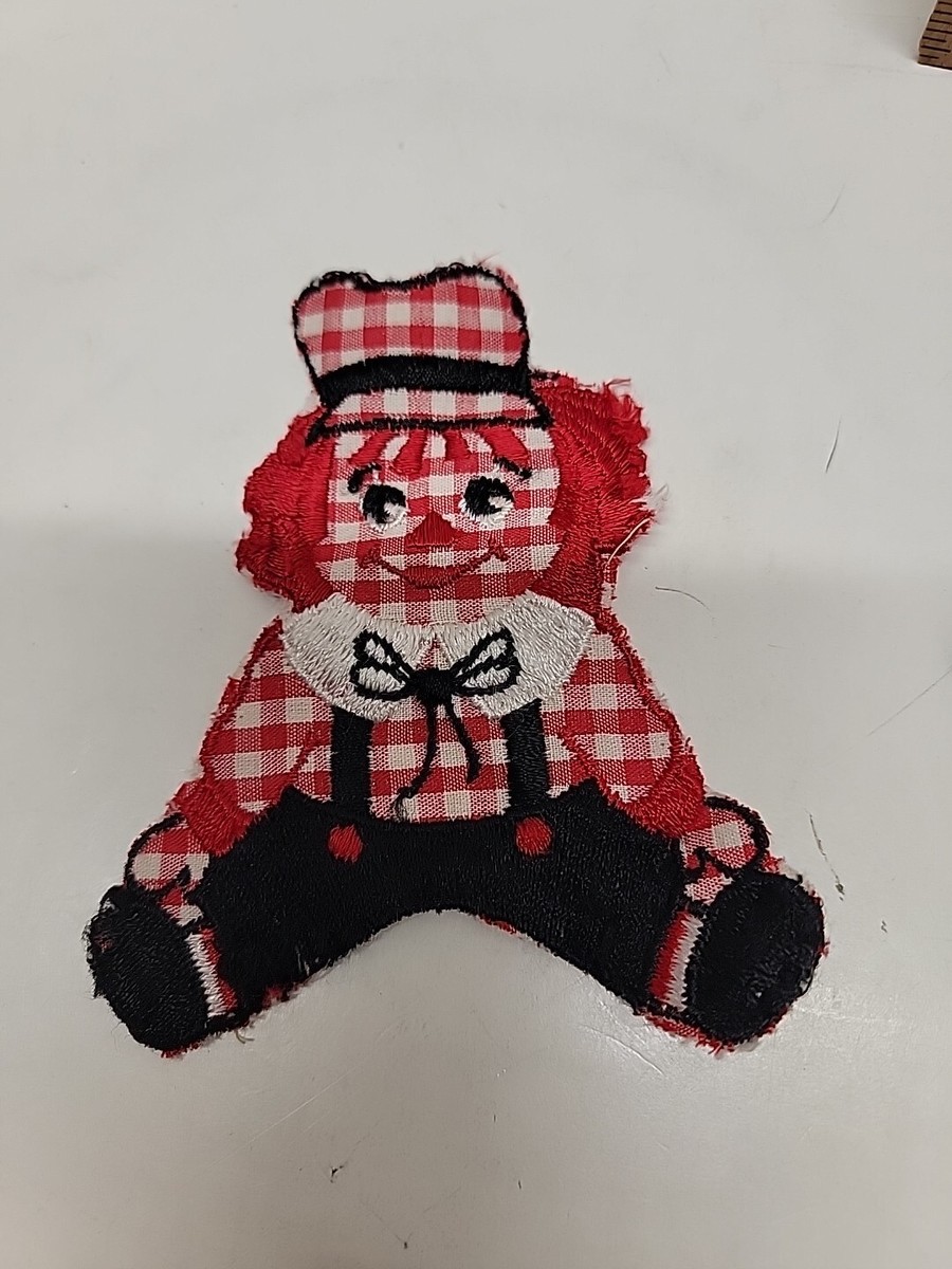Vintage Raggedy Andy Patch Red, White Black | eBay