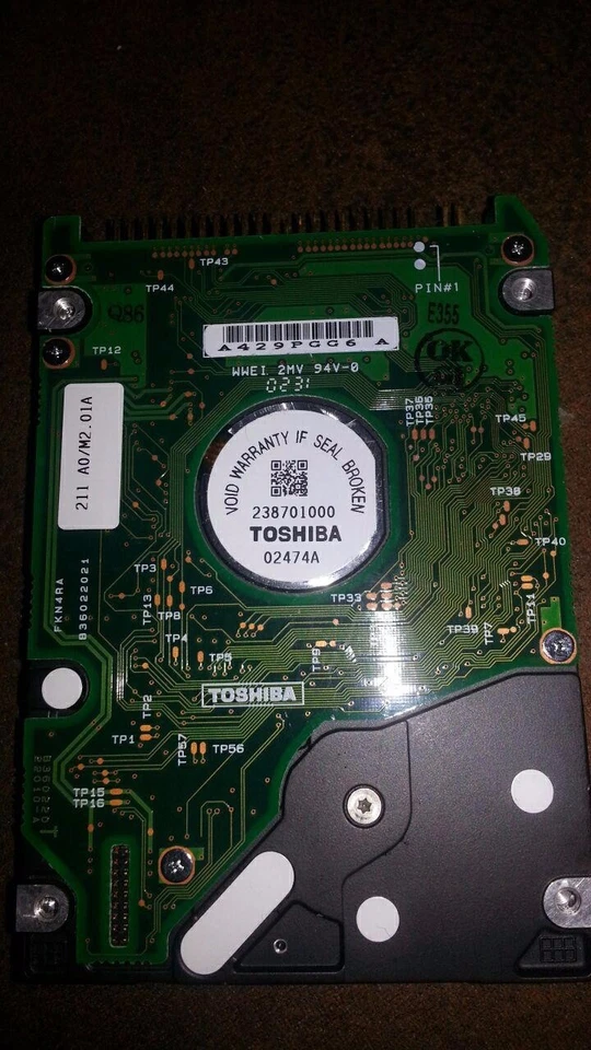 Toshiba MK3018GAP 30 GB,Internal,5400 RPM,2.5" (HDD2165) Hard Drive - Image 2 of 2