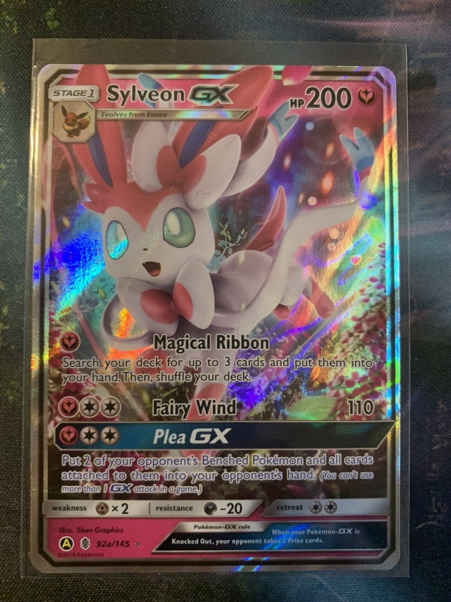 Sylveon GX - 92a/145 - Alternate Art Promo Ultra Rare Holo