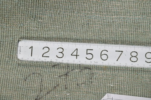 Handmade Gabbeh Solid Design Wool Modern Rug - Blue" 3x4 ft - Picture 12 of 12