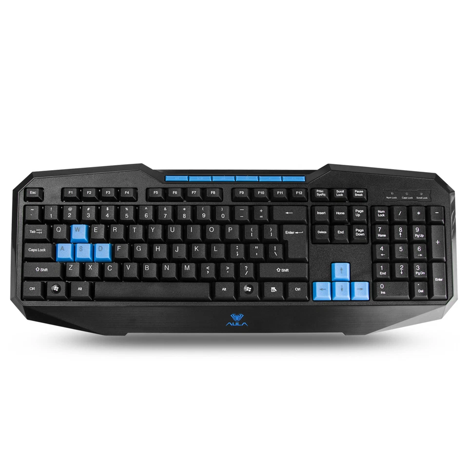 AULA Catalyst Wired Gaming Keyboard, 104 Keys Spill-Resistant Design for Gamers - Image 3 of 4