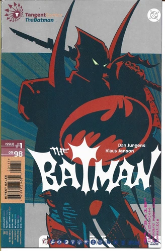 TANGENT COMICS THE BATMAN #1 1998 BAGGED AND BOARDED