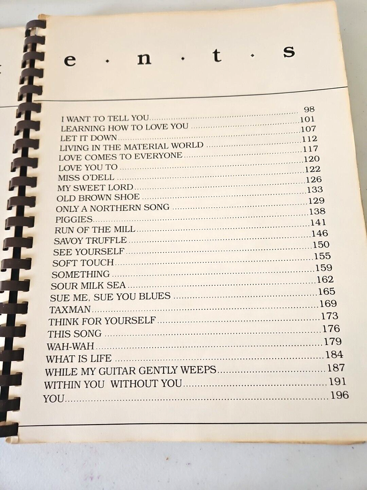 Harrison Anthology Sheet Music Songbook Warner Bros. eBay