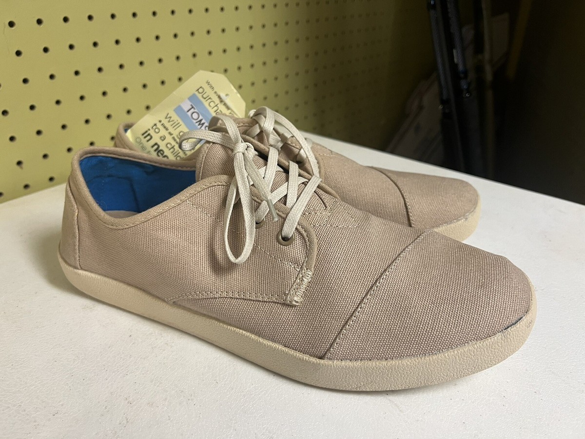 Toms Men’s Fashion Shoes. Khaki Tan. Amazon.com | TOMS - Mens Alp FWD Espadrille, Color Almond  main image 3