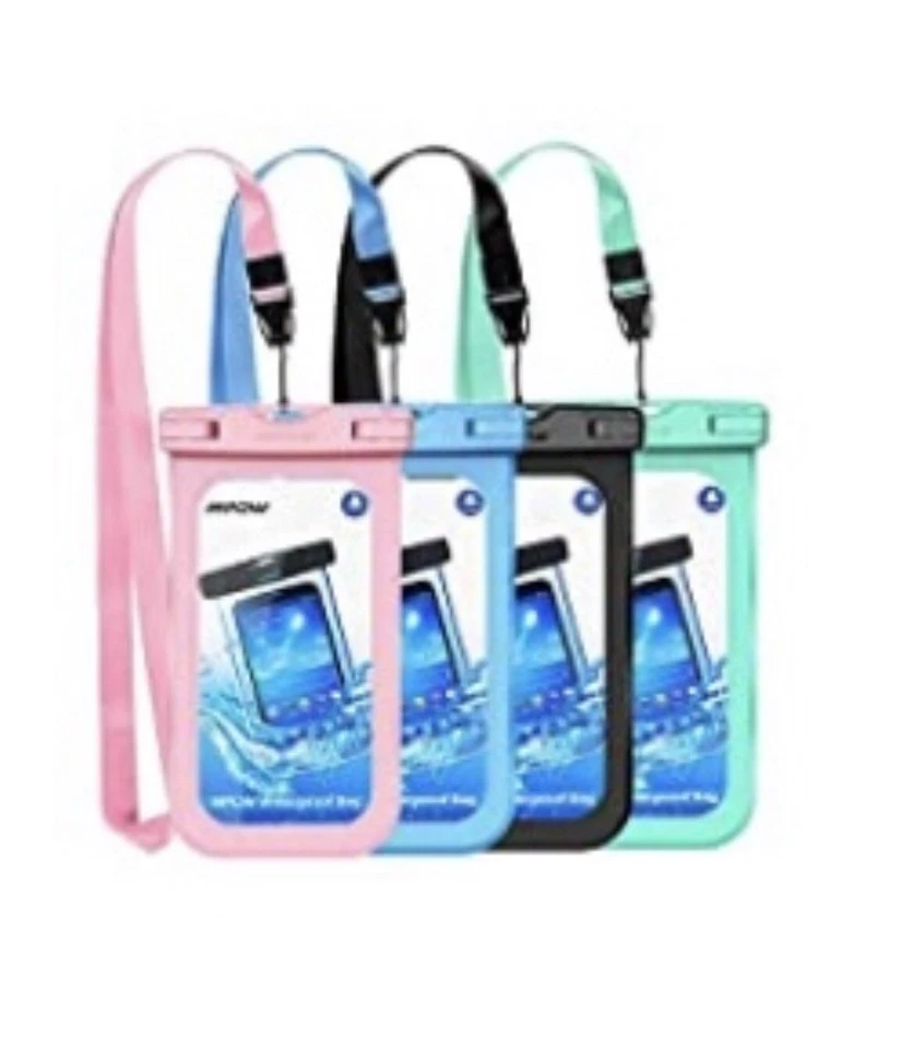 Paquete de 4 fundas impermeables BAJO EL AGUA bolsa seca bolsa UNIVERSAL iPhone Samsung Foto 2 de 4