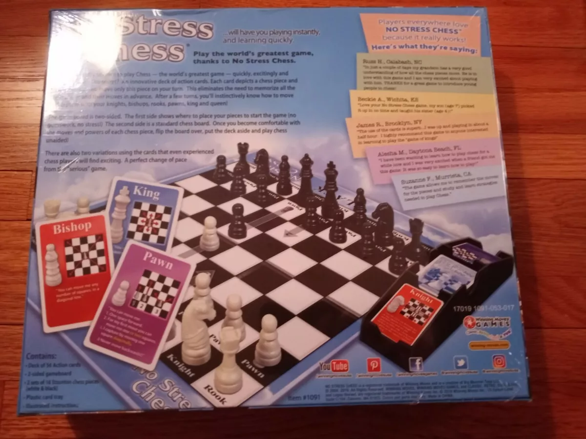  Winning Moves Games Winning Moves No Stress Chess, Natural  (1091) for 2 players : Toys & Games