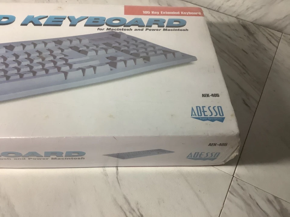 Adesso Easy Touch Extended Keyboard AEK-405 ,MAC -NEW SEALED ,Vintage - Image 2 of 4