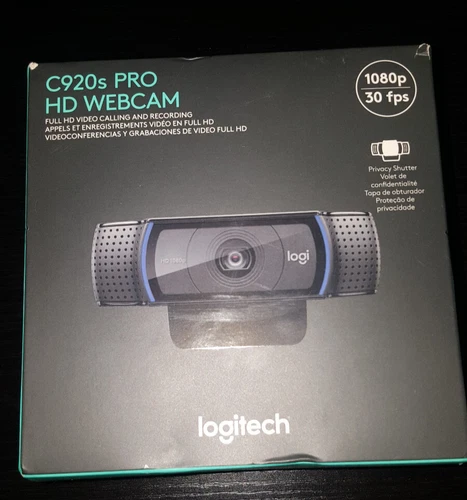 LOGITECH C920s Pro 1080p HD Webcam - Black
