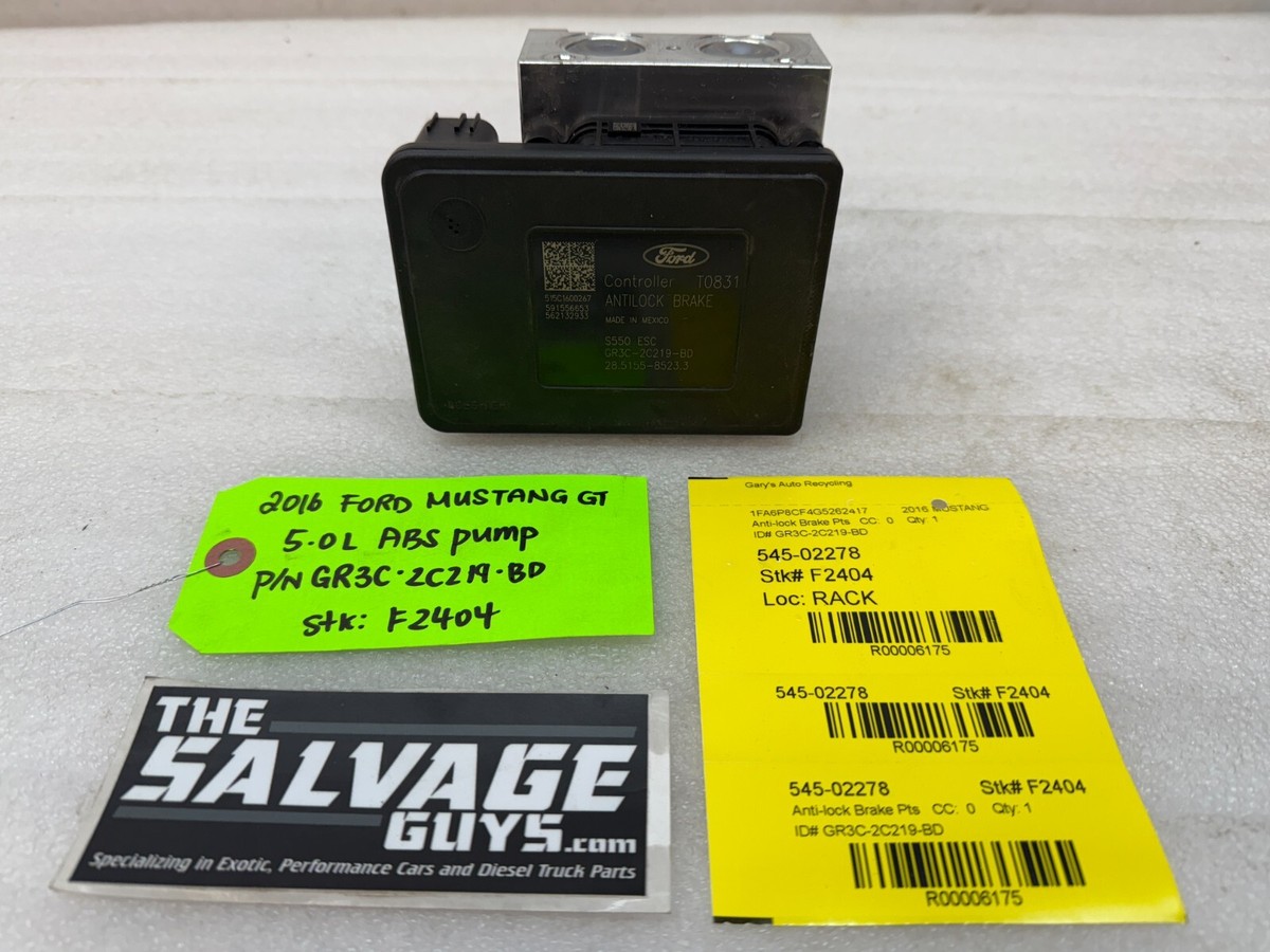2016-2017 Ford Mustang GT ABS Anti Lock Brake Pump Module