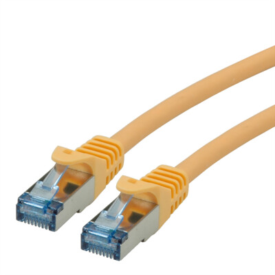 Patchkabel Kat.6A S/FTP (PiMF), Component Level, LSOH, gelb, 7,5 m