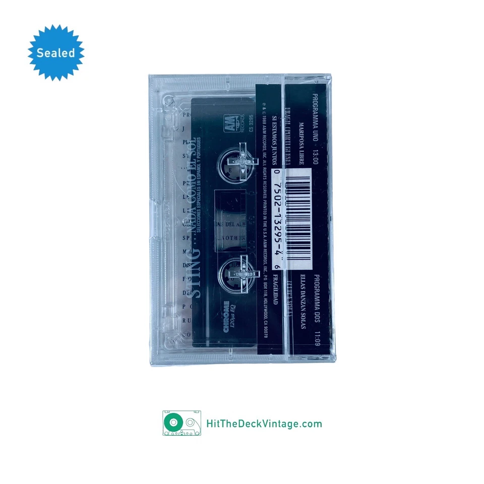 Sting - Nada Como El Sol (Nothing Like The Sun Spanish/Portuguese) 1988 SEALED - Image 2 of 4