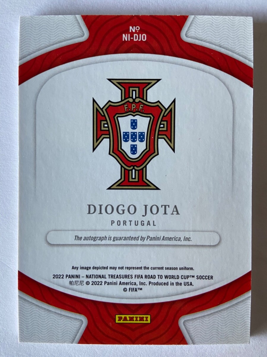 2022 National Treasures Diogo Jota On Card Autograph SSP #07 2022 National Treasures Diogo Jota On Card Autograph SSP #07
