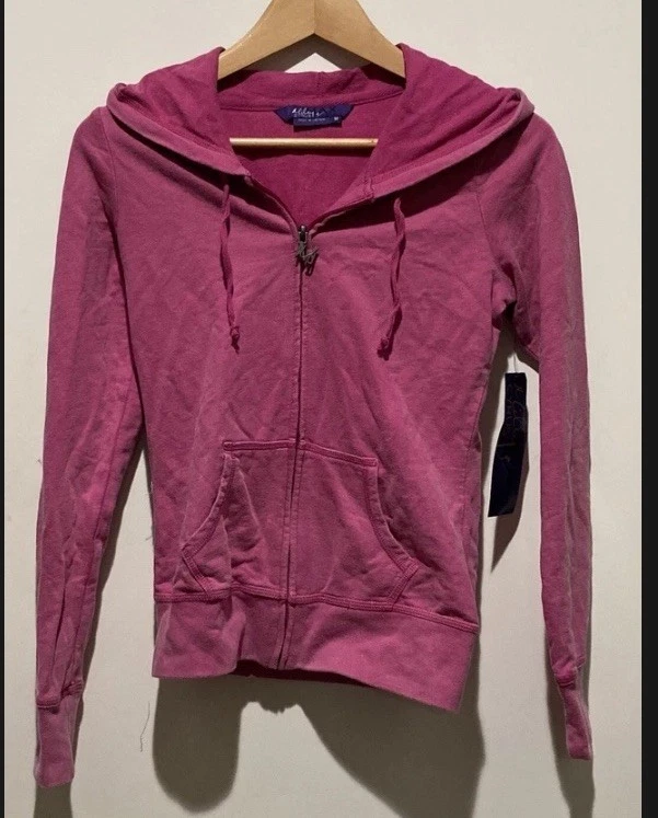 Miley Cyrus 拉链运动衫连帽衫 | 罕见复古 | 中号 全新带标签 — 第 4/4 张图片