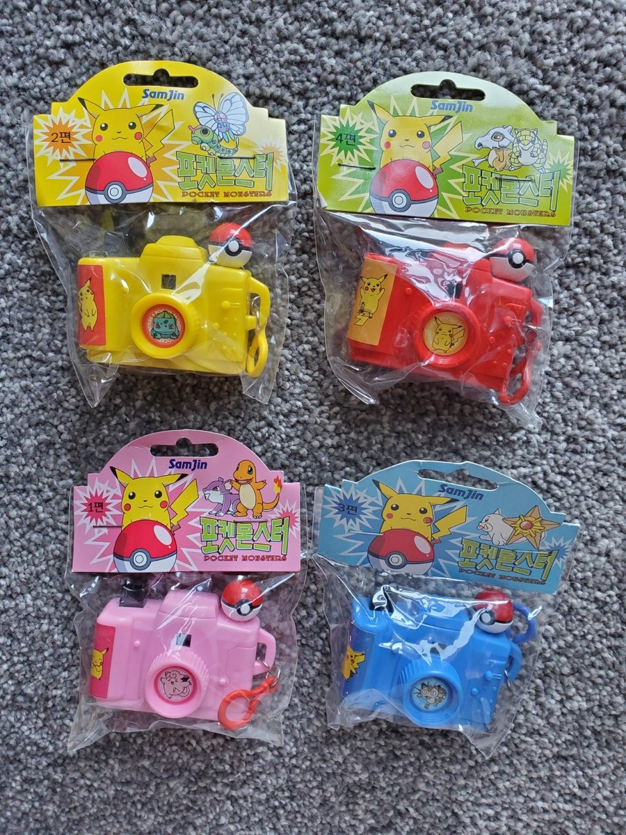 1999 SamJin Pocket Monsters Pokemon Mini toy Camera GF COMPLETE