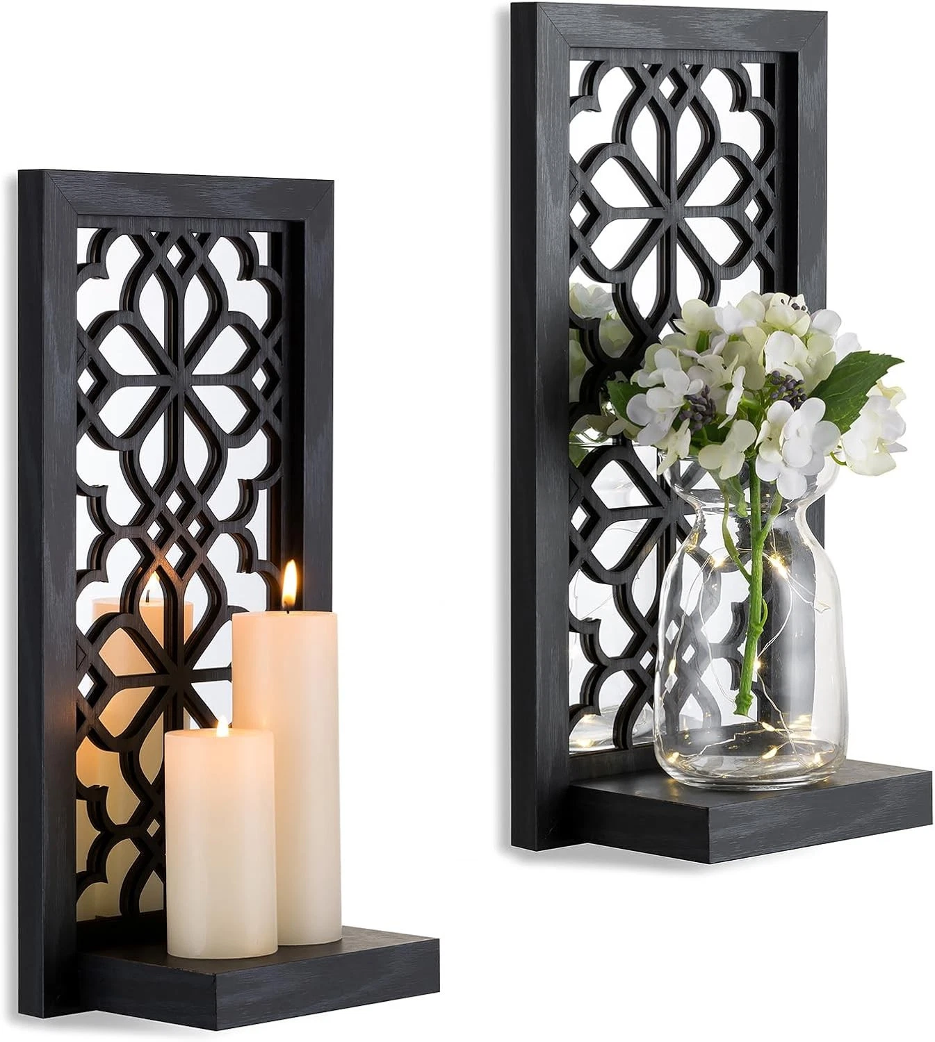 Decorative Wood Wall Shelves for Candle Farmhouse Floating Shelf Rustic
Opens in a new window or tab