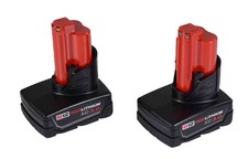 Milwaukee 48-11-2412 M12 12V 3.0 Ah XC Battery Pack, Extended Capacity, 2-Pack