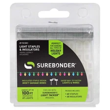 Surebonder 15030C Holiday Light Staples & Insulators 1/2 L in.