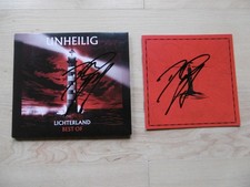 Unheilig 2x Autogramm signed CD Hülle + Booklet "Lichterland Best Of"