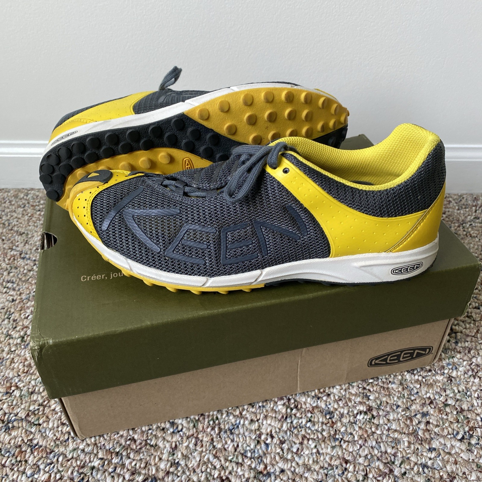 Scarpe da corsa Keen uomo A86 TR 1009510 grigio sneakers taglia 7 5