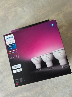 Philips Hue White & Color Ambiance GU10 LED Spot 3er Pack (350 lm)