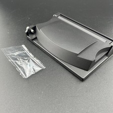 Durable Black Horizontal Outlet Cover for Outdoor Use