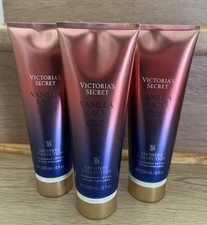 VICTORIA'S SECRET VANILLA LACE BODY LOTION 8.0 FL OZ 3 PIECES