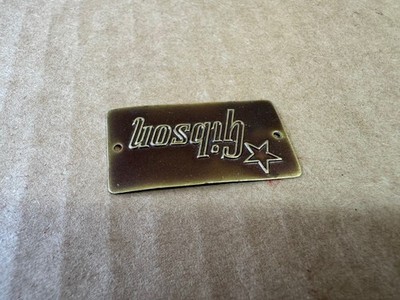 Gibson Vintage 1950's 1960's Gibson Logo Case Badge | eBay
