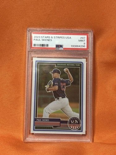 2023 Stars & Stripes USA- Paul Skenes #87 - PSA 9